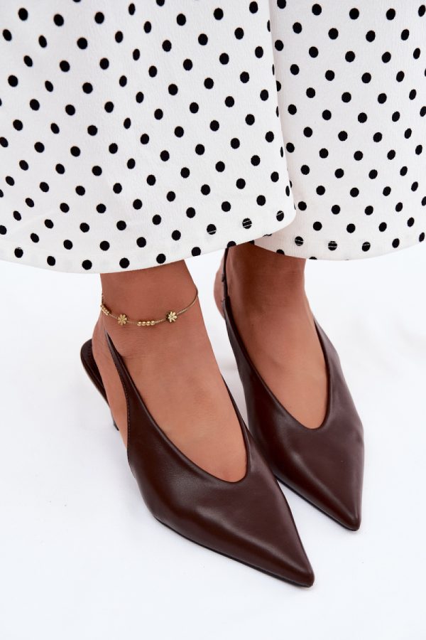 brown Heel sandals model 229266 Step in style