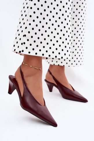 red Heel sandals model 229267 Step in style