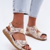 1129566 white Platform sandals model 229273 Step in style