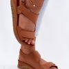 1129569 brown Platform sandals model 229274 Step in style