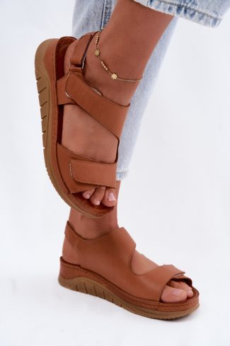 brown Platform sandals model 229274 Step in style