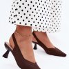1129575 brown Heel sandals model 229276 Step in style
