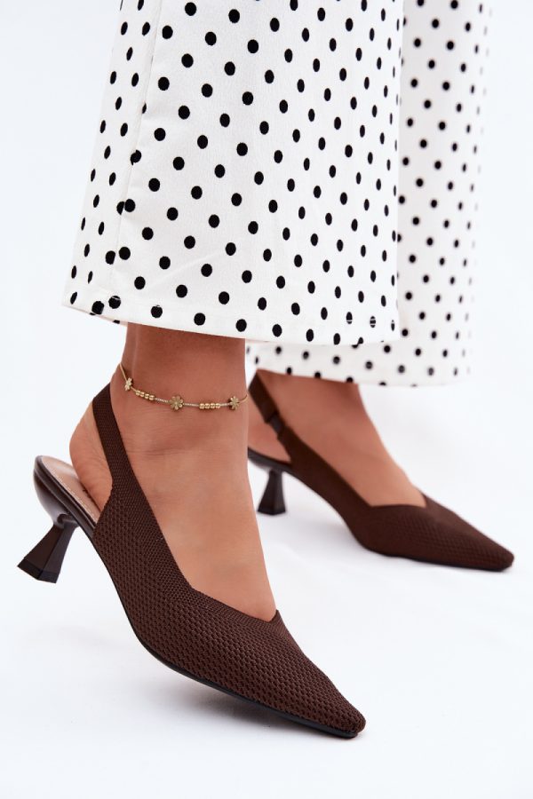 brown Heel sandals model 229276 Step in style