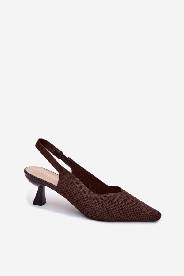 brown Heel sandals model 229276 Step in style