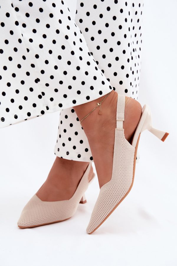 beige Heel sandals model 229277 Step in style