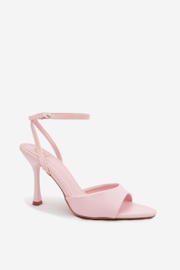 pink Heel sandals model 229280 Step in style
