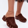 1129595 brown Heeled sandals model 229283 Step in style