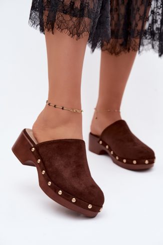 brown Heeled sandals model 229283 Step in style