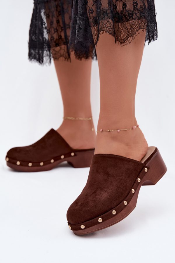 brown Heeled sandals model 229283 Step in style