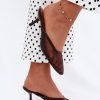 1129598 brown Heeled sandals model 229284 Step in style