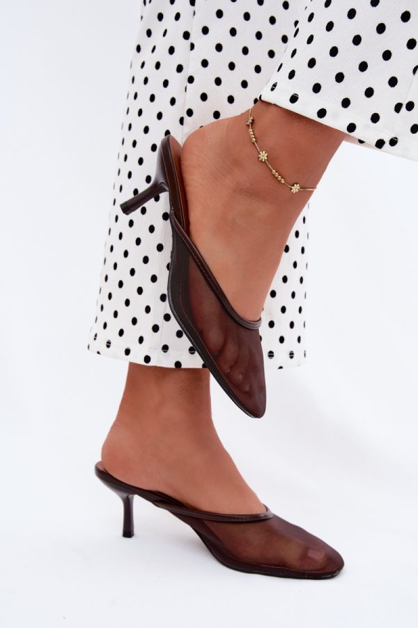brown Heeled sandals model 229284 Step in style