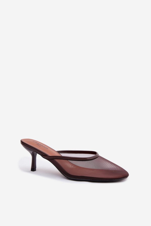 brown Heeled sandals model 229284 Step in style