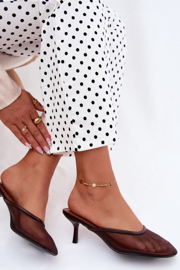 brown Heeled sandals model 229284 Step in style