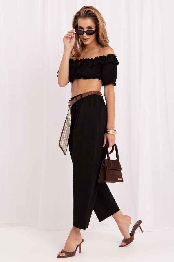 black Women trousers model 229301 Italy Moda