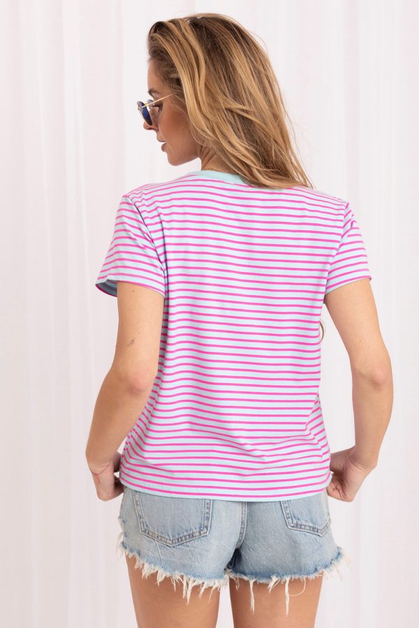 blue T-shirt model 229306 Italy Moda