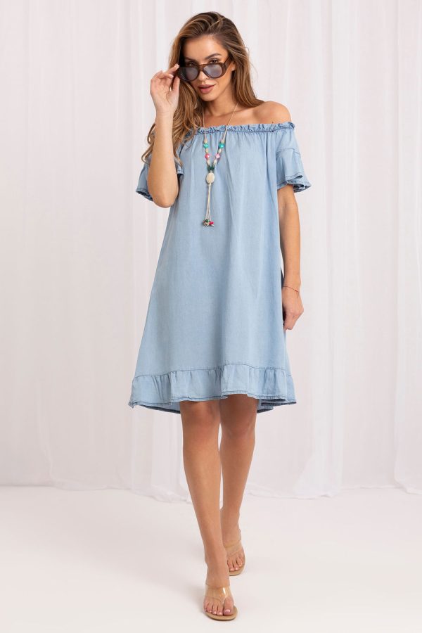 Blue Daydress in Day Dresses with Lyocel