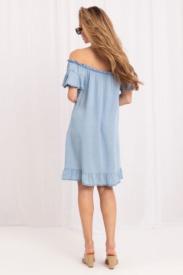 Blue Daydress in Day Dresses with Lyocel