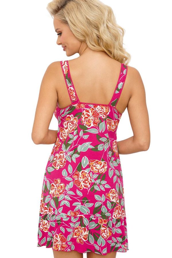Violet Nightshirt in Spandex and Viscose .