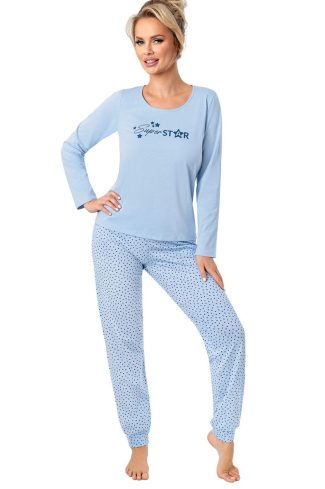Blue Pyjama in Women`s Pyjamas, Sleepwear Sets with Cotton