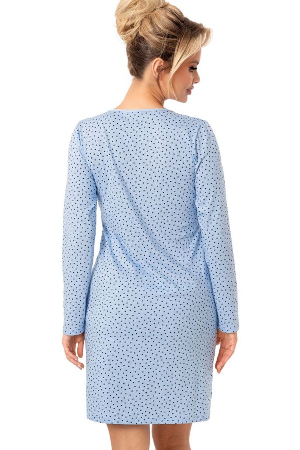 Blue Nightshirt in Nightgowns, Nighties, Sleep Shirts with Cotton