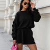 Black Set in Pants, Trousers, Shorts with Cotton and Spandex