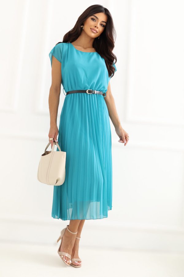 Blue Daydress in Day Dresses with Spandex and Polyester