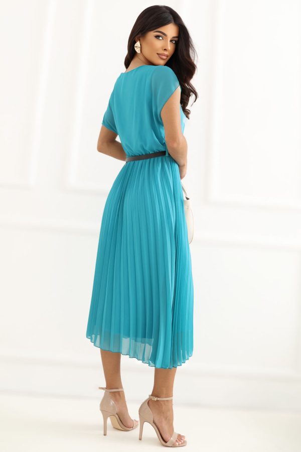 Blue Daydress in Day Dresses with Spandex and Polyester