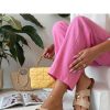 Beige Flip-flops...Fabric and Heel Height
