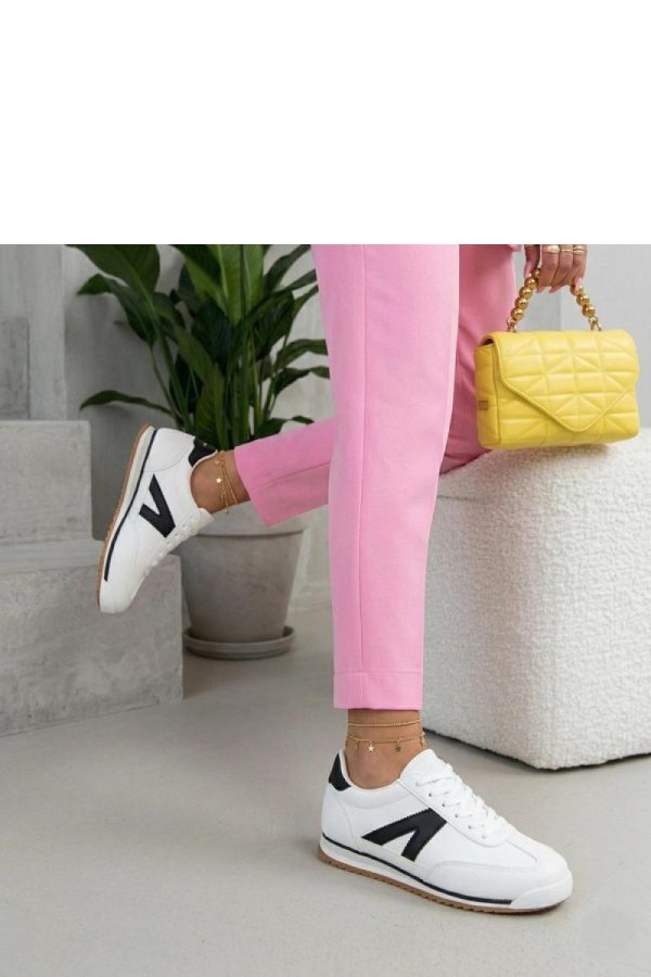 White Sport Shoes...Fabric and Footbed