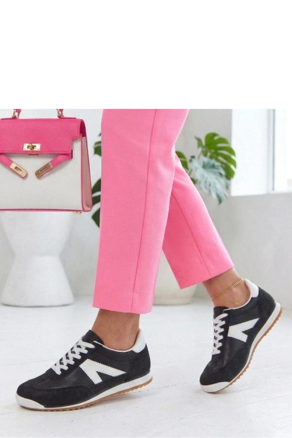 Black Sport Shoes..Fabric and Footbed