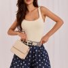 Navy Blue Shorts in Shorts For Women, Crop Pants with Cotton and Spandex