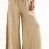 Brown Women Trousers in Pants, Trousers, Shorts with Polyamide and Viscose
