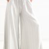 Grey Women Trousers in Pants, Trousers, Shorts with Polyamide and Viscose