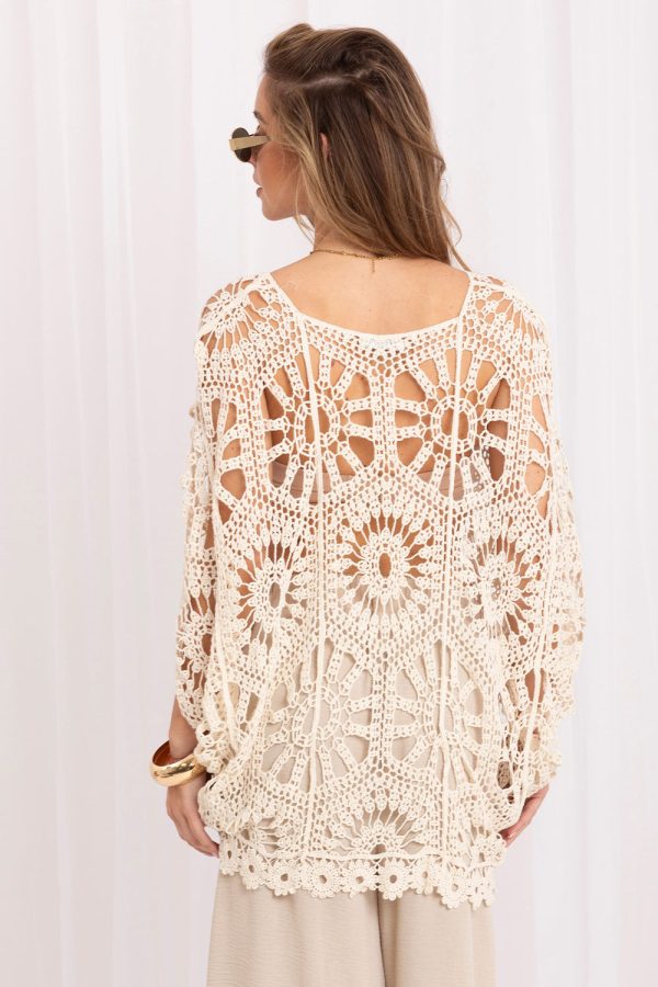 Beige Jumper in Sweaters, Pullovers, Jumpers, Turtlenecks, Boleros, Shrugs with Cotton