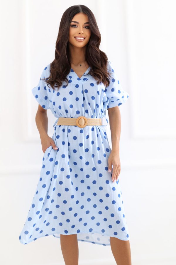 Blue Daydress in Day Dresses with Cotton