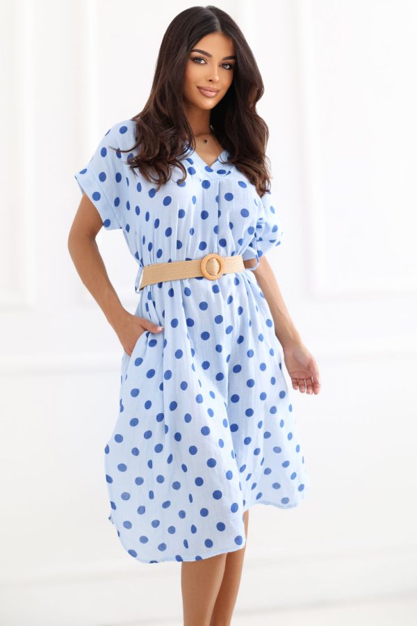Blue Daydress in Day Dresses with Cotton