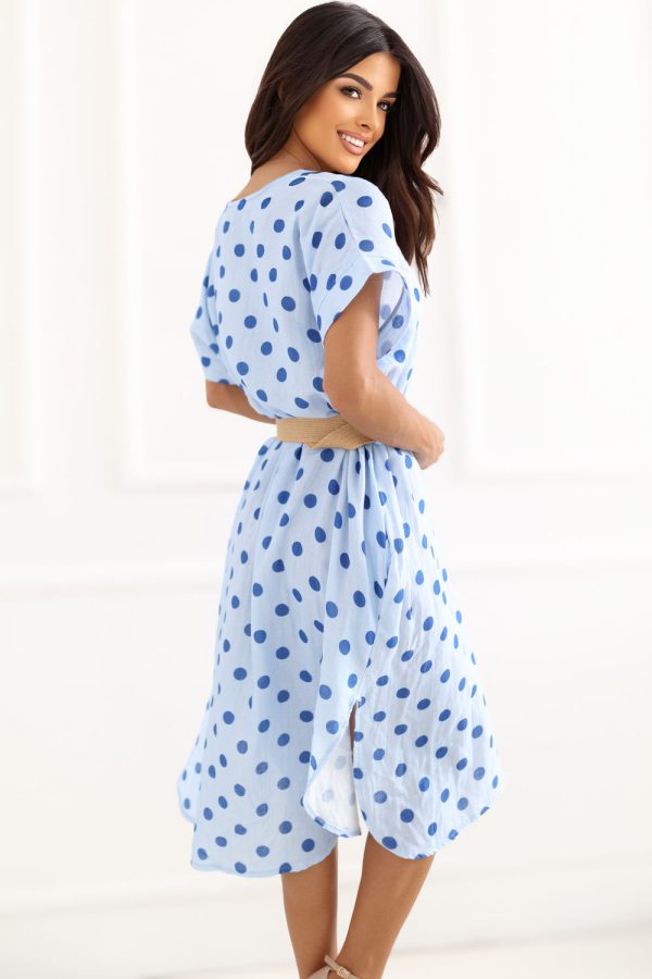 Blue Daydress in Day Dresses with Cotton