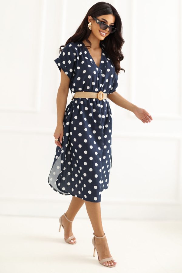 Navy Blue Daydress....Cotton