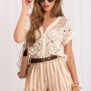 1130930 beige Shorts model 229668 Italy Moda