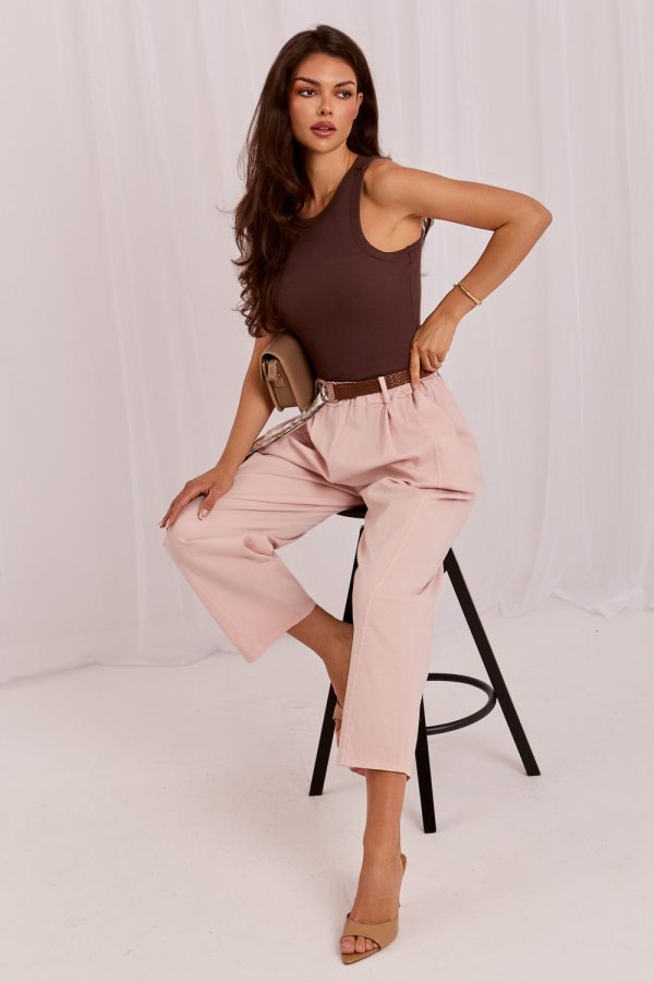 pink Women trousers model 229675 Italy Moda