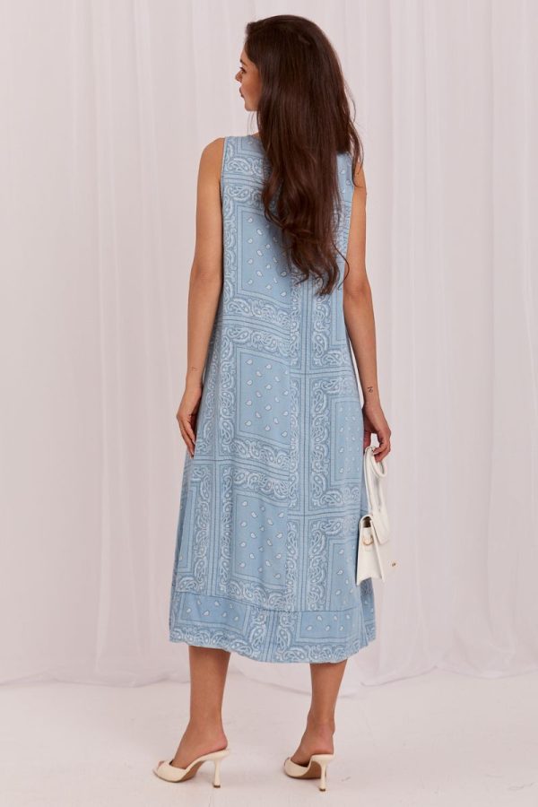 Blue Daydress in Day Dresses with Lyocel