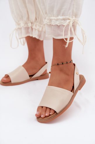 beige Sandals model 229701 Step in style