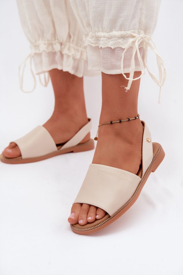 beige Sandals model 229701 Step in style