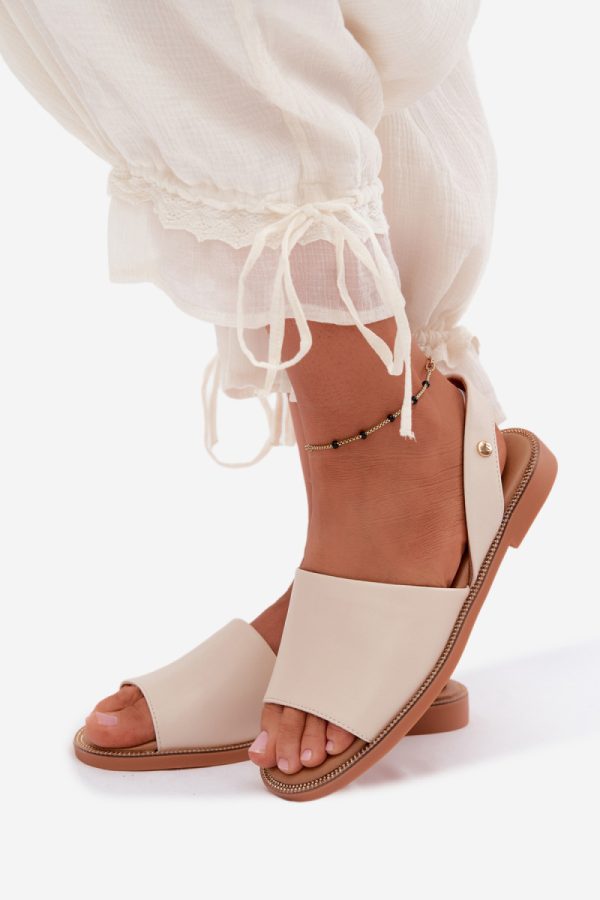 beige Sandals model 229701 Step in style