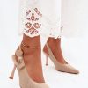 1131065 beige Heel sandals model 229706 Step in style
