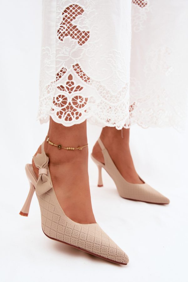 beige Heel sandals model 229706 Step in style