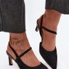 1131081 black Heel sandals model 229713 Step in style
