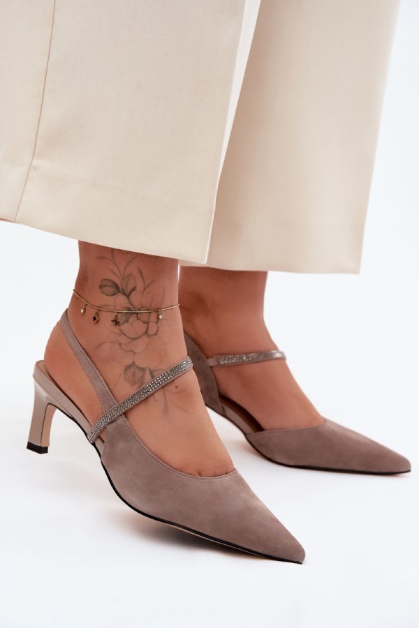 beige Heel sandals model 229715 Step in style
