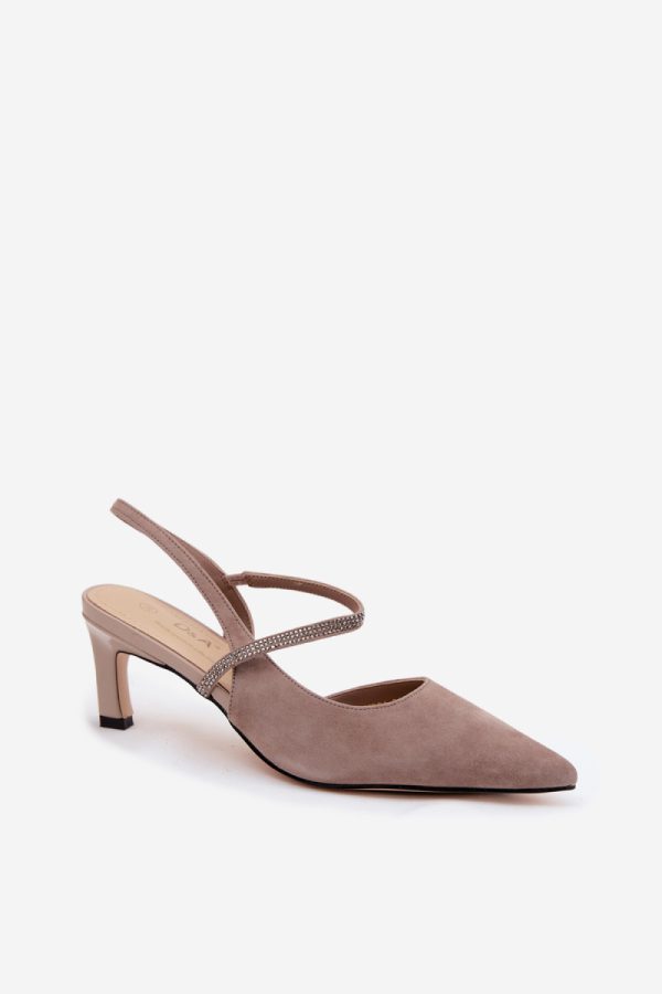 beige Heel sandals model 229715 Step in style