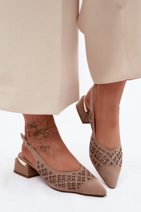 beige Heel sandals model 229717 Step in style